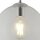 Suspension Verre Boule Ø 25 cm Clair Chrome pour E27