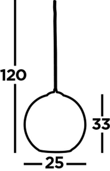 Lampe à suspendre E27 D : 25 cm Chrome Gris fumé Verre Métal