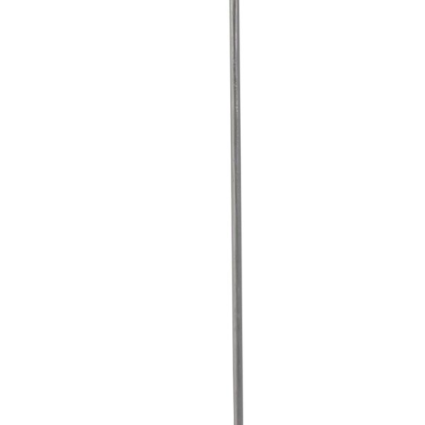 Lampe à suspendre 3 flammes chrome gris fumé E27 verre métal