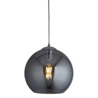 Lampe à suspendre verre fumé E27 Ø...