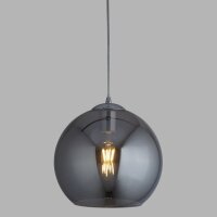 Lampe à suspendre verre fumé E27 Ø...