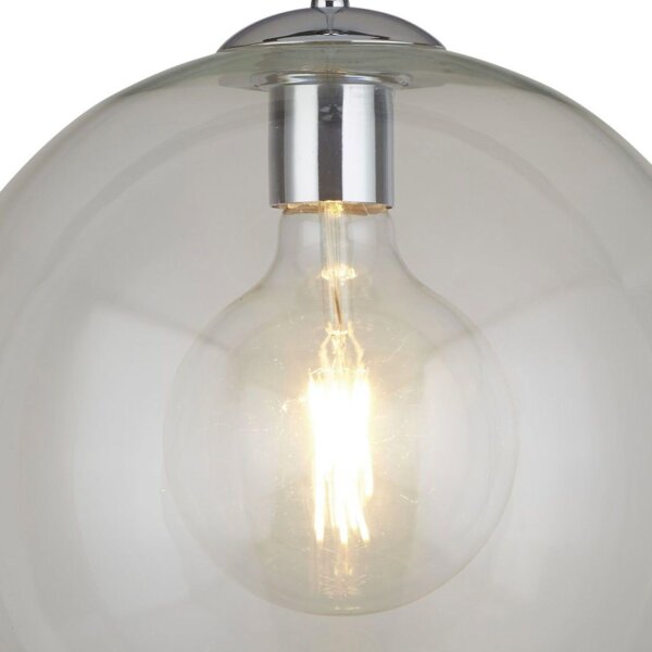 Suspension Boule Abat-jour Ø 30 cm Verre E27 H : max. 1,2 m