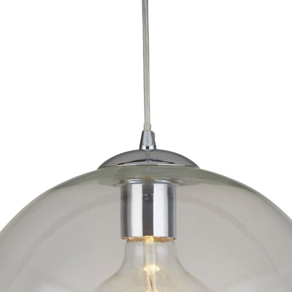 Suspension Boule Abat-jour Ø 30 cm Verre E27 H : max. 1,2 m