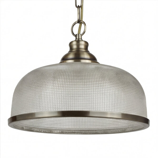 Suspension verre métal Ø 27 cm rond H : max. 1,2 m E27