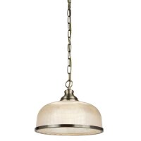 Suspension verre m&eacute;tal &Oslash; 27 cm rond H :...