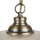 Suspension verre métal Ø 27 cm rond H : max. 1,2 m E27
