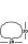 Plafonnier salle de bain IP44 D : 28 cm verre 3x G9