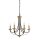 Lustre en bronze Ø 58 cm 5-flamme E14 métal