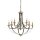 Lustre métal Ø 78 cm 9 flammes E14 en bronze JORGE
