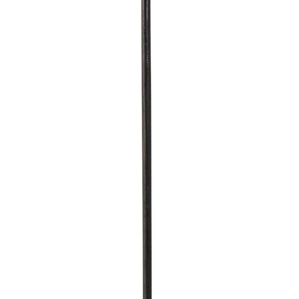 Lampe à suspendre E27 Ø 14 cm Noir Gris Verre fumé étroit