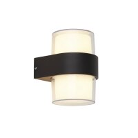Applique murale extérieure LED IP44 noire blanche...