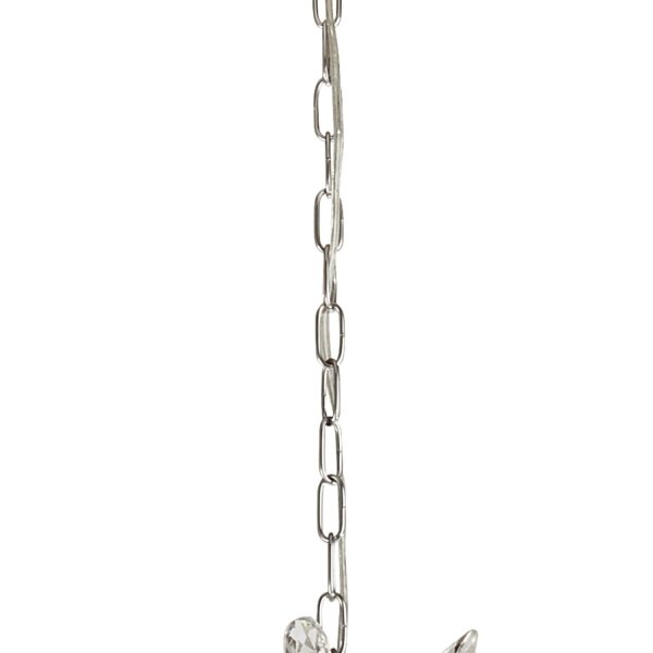 Lustre cristal Ø 68cm H : max. 1,5m réglable 7x E14