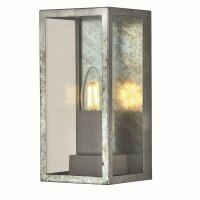 Applique extérieure IP44 en argent E27 verre...