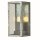 Applique extérieure IP44 en argent E27 verre métal carré H : 24 cm