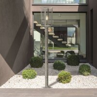 Lampadaire extérieur 90 cm IP44 en argent...