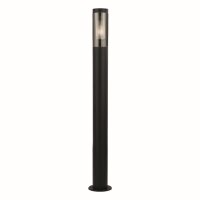 Borne déclairage Noir Gris Fumé IP44 E27 90...