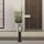 Borne déclairage en acier inoxydable IP44 E27 45 cm noir gris fumé
