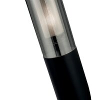 Applique dextérieur IP44 noir mat gris fumé...