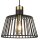 Suspension Noir Laiton E27 Ø 30 cm Métal