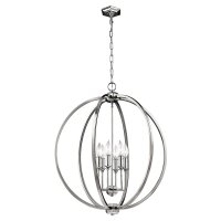 Suspension boule de métal en nickel Au-dessus de...