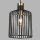 Lampe à suspendre métal Ø 22 cm en noir laiton E27