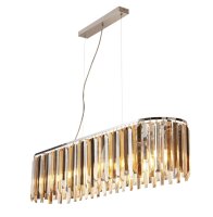 Lampe à suspendre allongée L : 100 cm E14...