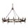 Lustre m&eacute;di&eacute;val fer forg&eacute; grand &Oslash;1,3m