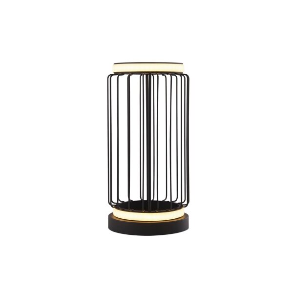 Lampe de table LED Noir Blanc 33 cm Ø 16 cm Métal 3000 K