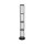 Lampadaire bas LED 117 cm noir blanc rond