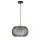 Suspension Noir 4x G9 Ø 35 cm Métal Verre