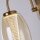 Applique murale LED en bronze champagne 3000 K avec interrupteur