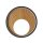 Applique LED ronde Ø 30 cm Noir Marron 3000 K