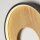Applique LED ronde Ø 30 cm Noir Marron 3000 K