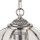 Lampe à suspendre ronde Ø 32 cm Art Nouveau Boule Abat-jour Chrome Clair