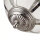 Lampe à suspendre ronde Ø 32 cm Art Nouveau Boule Abat-jour Chrome Clair