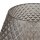 Lampe de table petite H : 17,5 cm Art Déco verre fumé métal