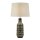 Lampe de chevet E27 69 cm Noir Blanc C&eacute;ramique Tissu