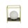 Lampe de table petite H : 20,5 cm en or blanc noir G9