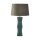 Lampe de table Bleu Gris E27 61 cm &Oslash; 35 cm C&eacute;ramique Tissu