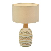 Lampe de table céramique lin H : 40,5 cm...