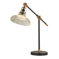 Lampe de bureau réglable 44-67 cm verre...