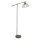 Lampadaire Gris Clair H : max. 164 cm r&eacute;glable M&eacute;tal Verre
