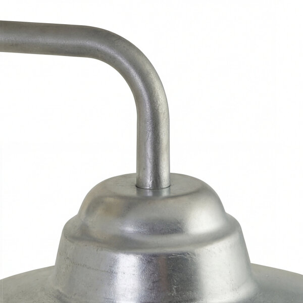 Applique extérieure IP44 en argent E27 métal verre H : 33 cm