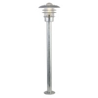 Lampadaire extérieur IP44 E27 98 cm en argent...