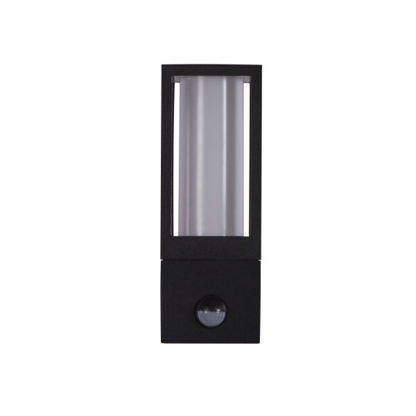 Lampe dextérieur murale IP44 GU10 noir blanc Détecteur de mouvement