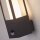 Lampe dextérieur murale IP44 GU10 noir blanc Détecteur de mouvement