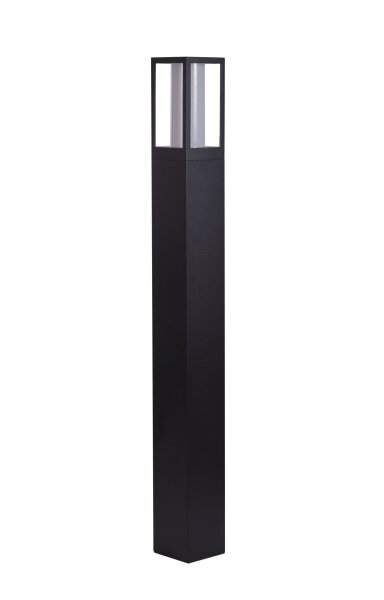 Borne déclairage IP44 GU10 73 cm noir blanc aluminium
