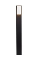 Borne déclairage IP44 GU10 73 cm noir blanc aluminium