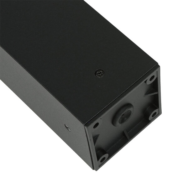 Borne déclairage IP44 GU10 45 cm noir blanc aluminium