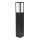 Borne déclairage IP44 GU10 45 cm noir blanc aluminium
